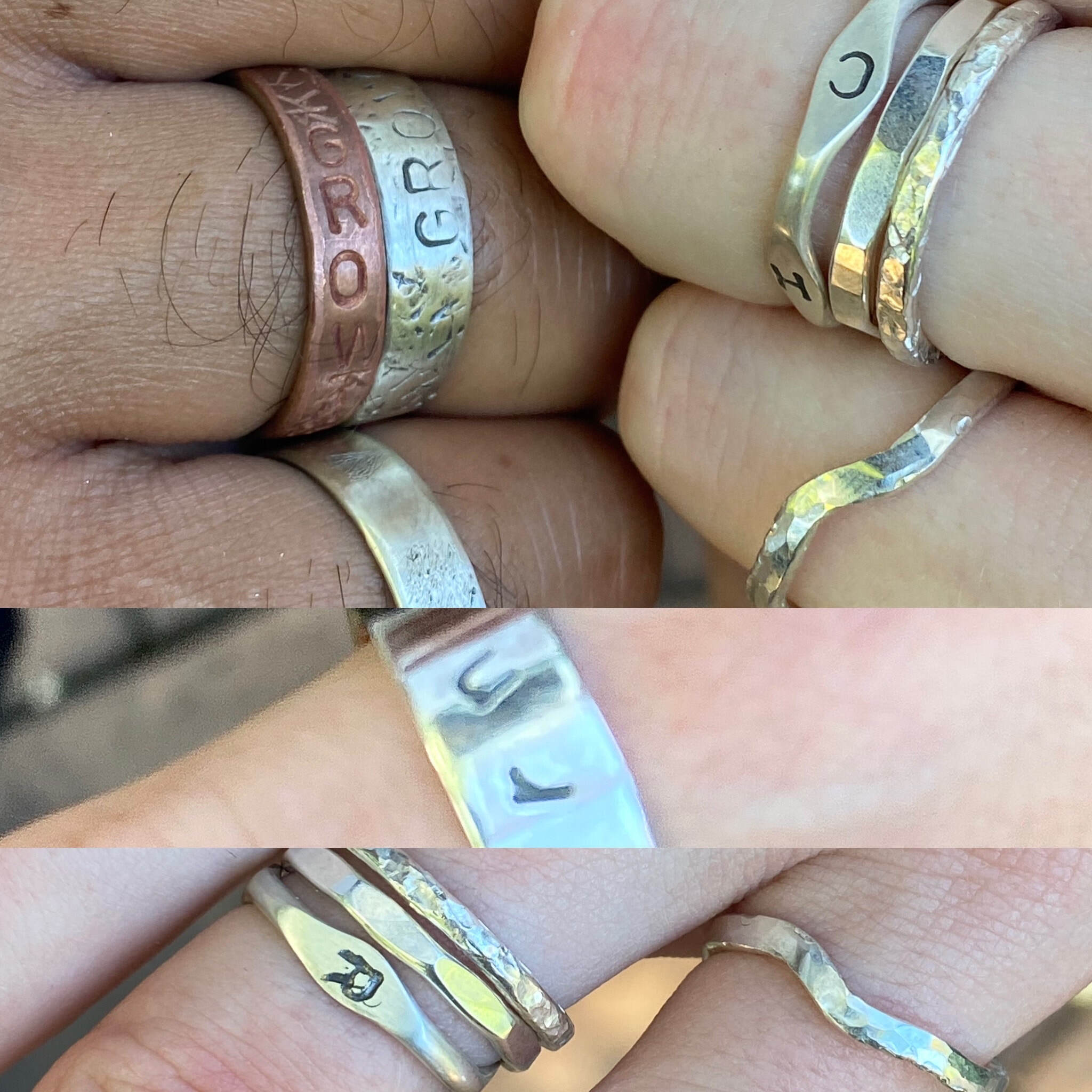 rings on fingers