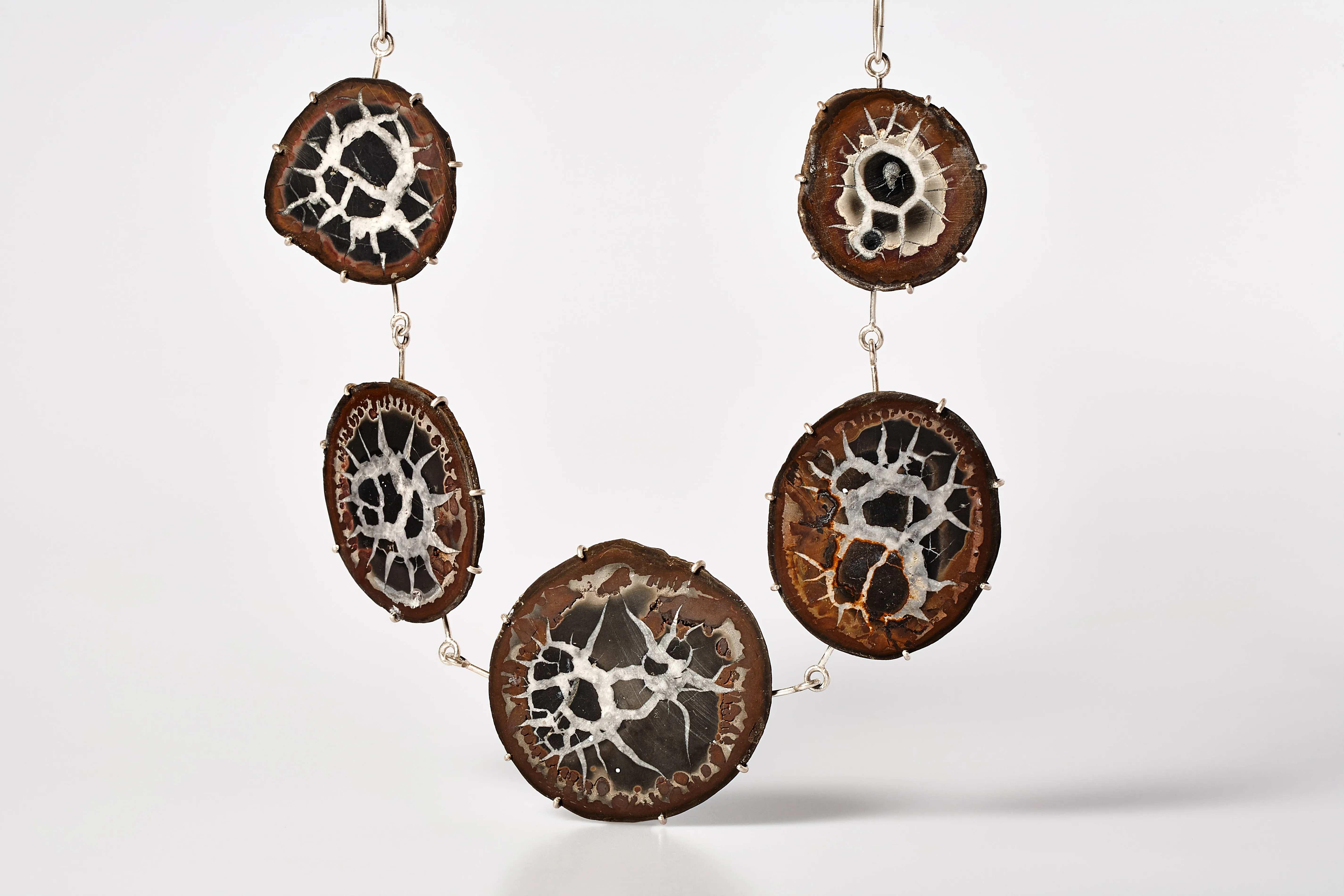 Septarian Nodule Necklace by Regine Schwarzer