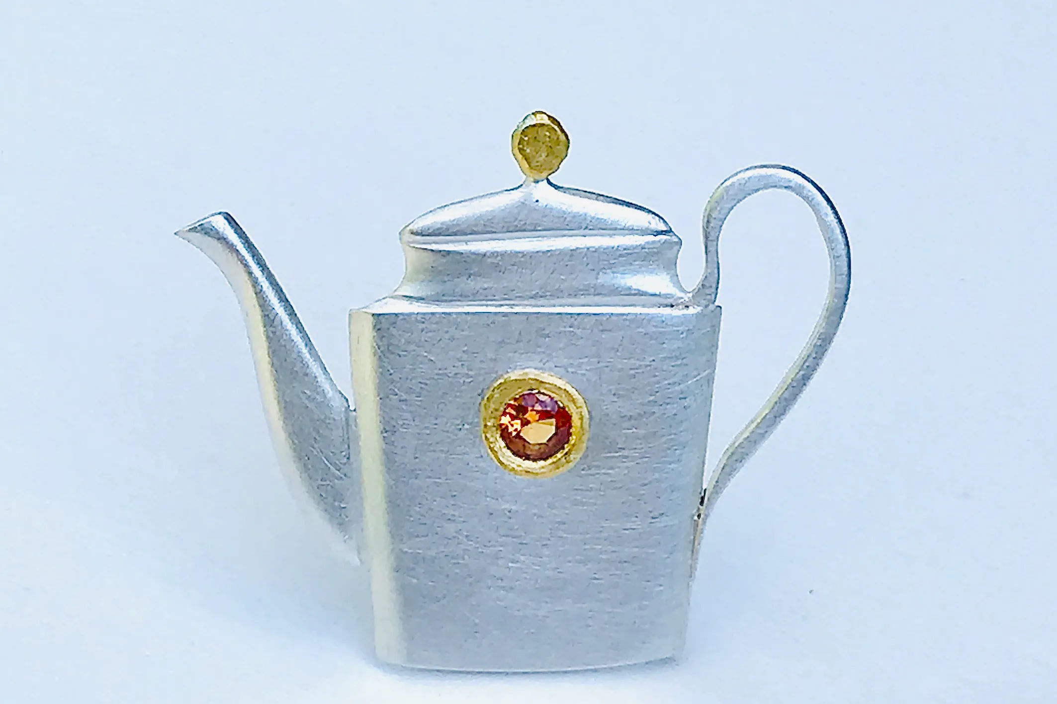 Teapot Brooch 