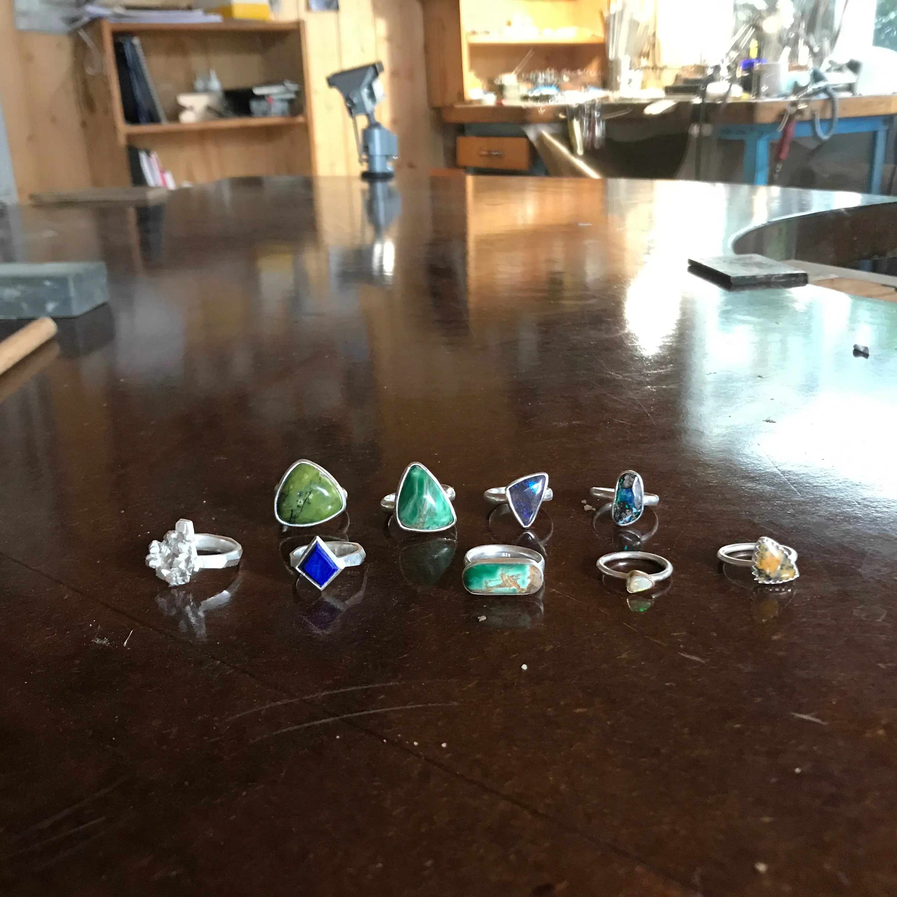 New stone set rings