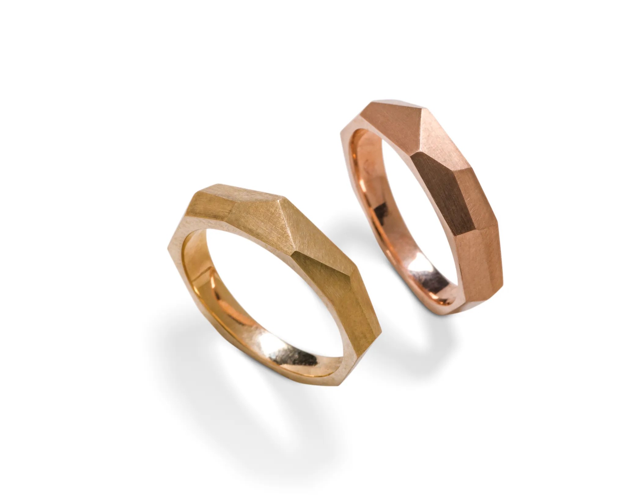 Facet Form rings Regine Schwarzer 